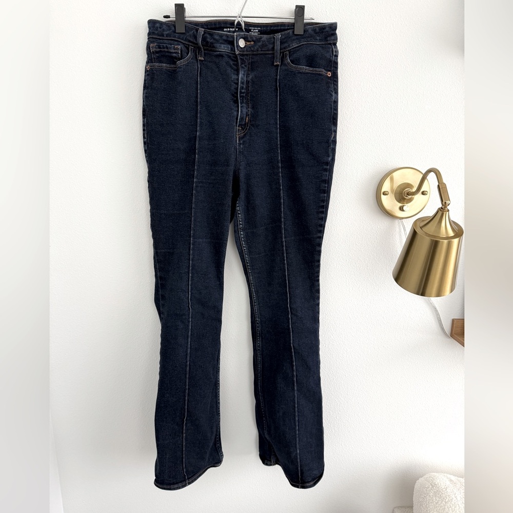 Old Navy Dark Blue Flare & Wide Leg Jeans
